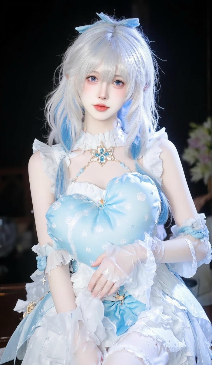 gái xinh cosplay nhân vật anime concept dễ thương