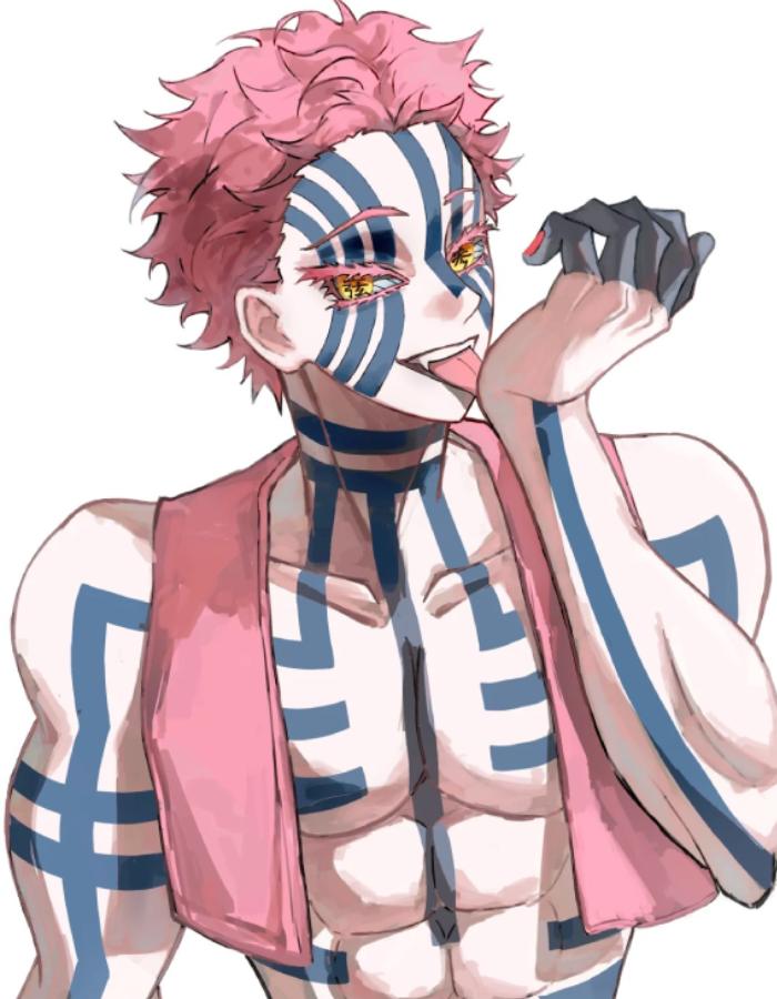 hình ảnh akaza cơ bắp săn chắc nổi bật