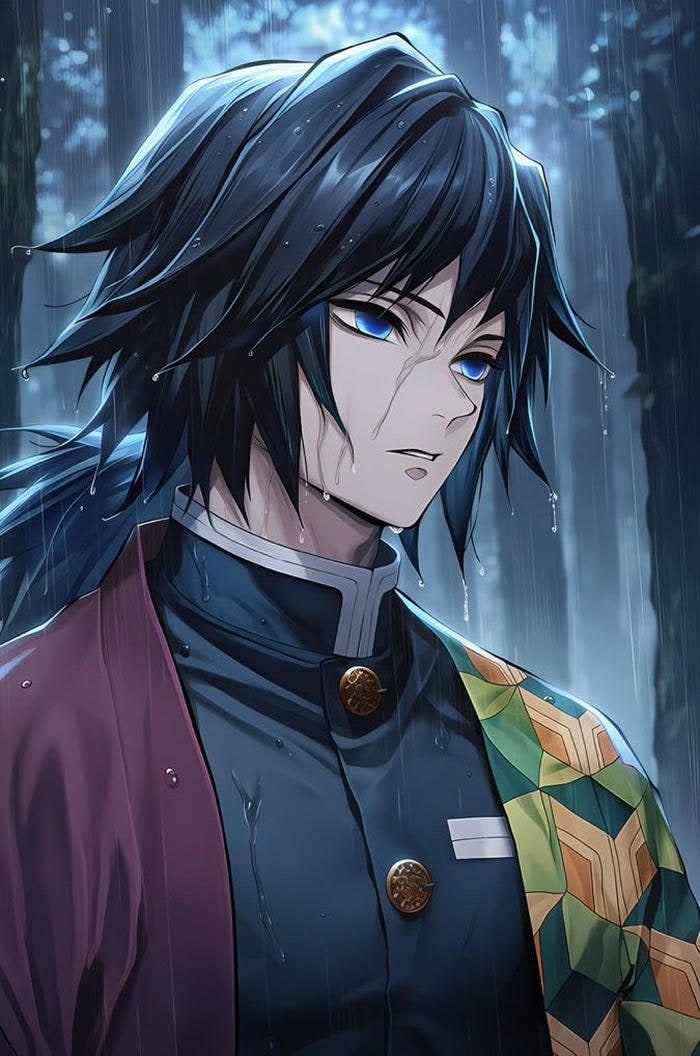 hình ảnh anime nam ngầu biểu cảm nghiêm nghị