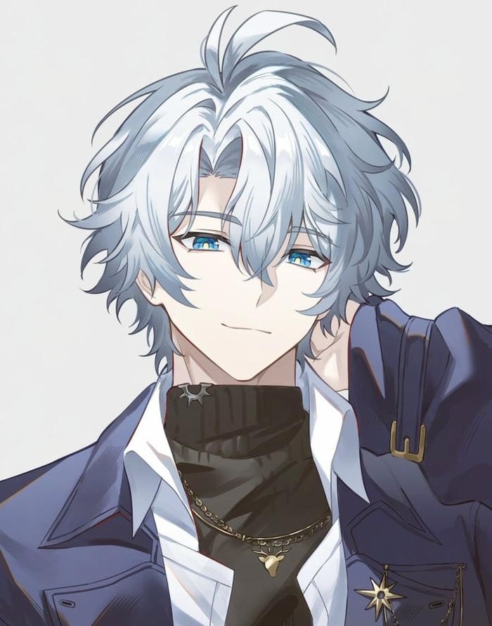 hình ảnh anime nam ngầu dáng đứng vững