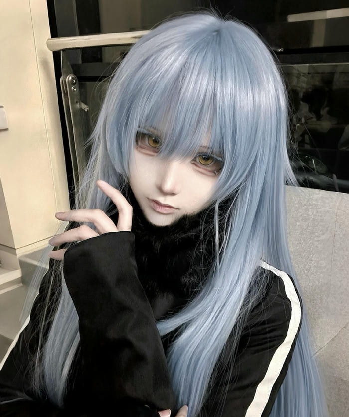 hình ảnh cosplay Rimuru ánh nhìn xa