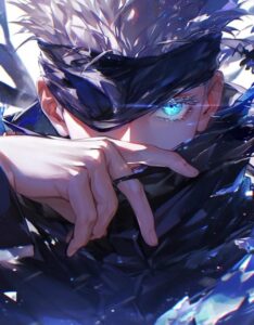 hình ảnh gojo satoru anime chú thuật sư mạnh