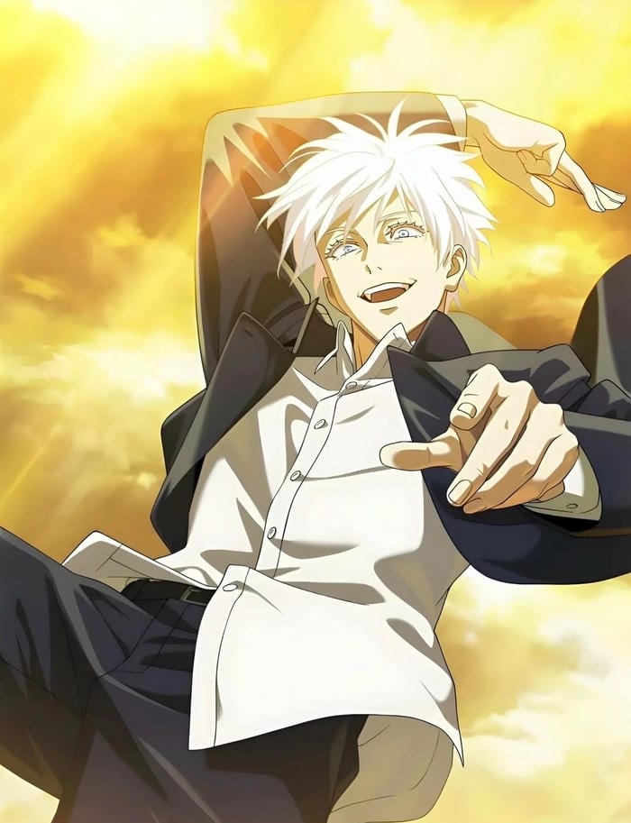 hình ảnh gojo satoru anime đặc trưng