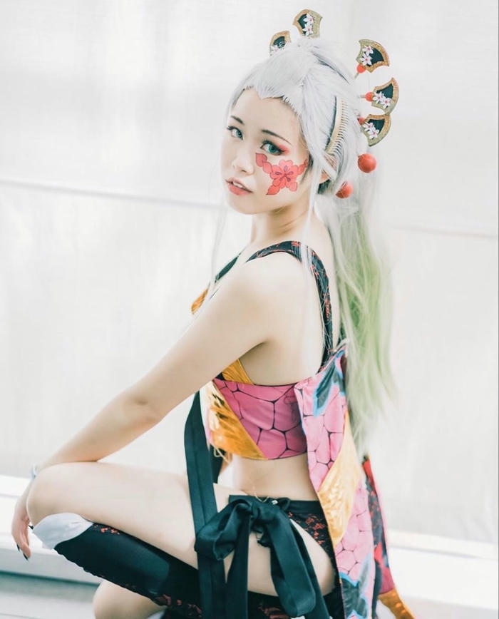 hình cosplay Daki toàn thân rõ nét