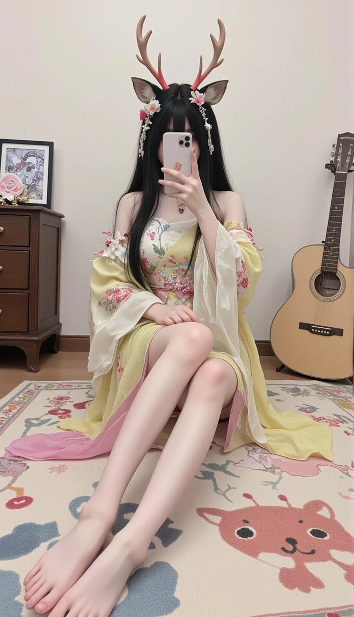 hình gái xinh cosplay nhân vật anime tạo hình nổi
