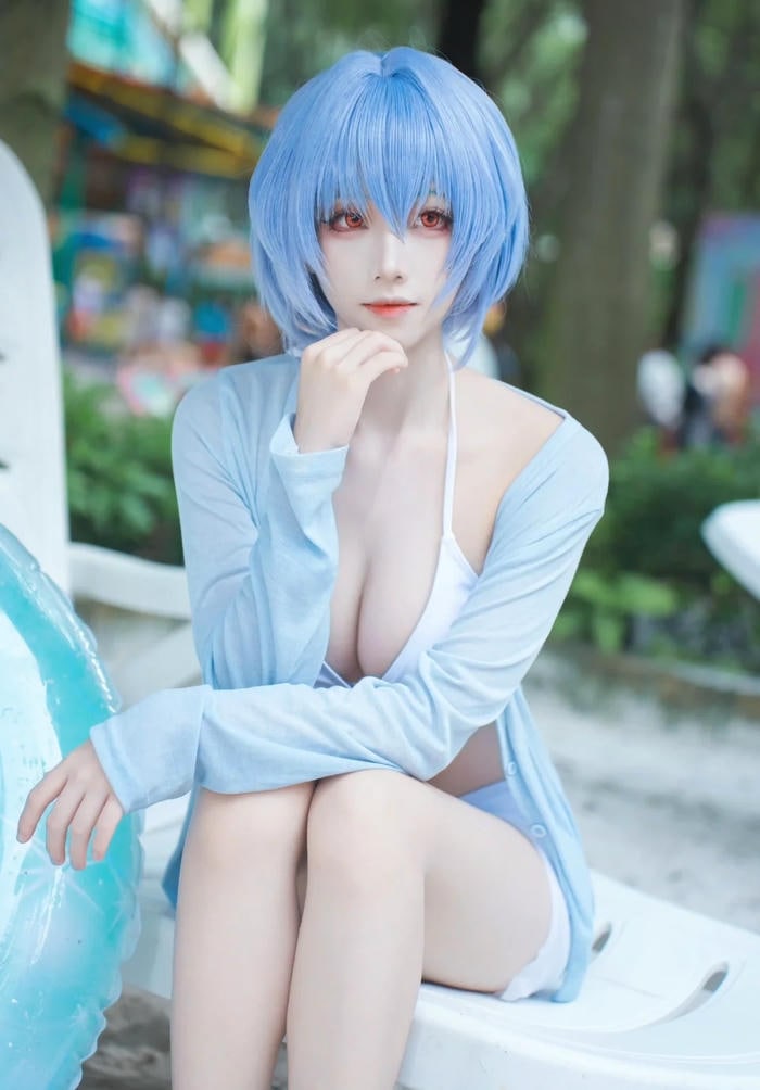 hình gái xinh cosplay nhân vật anime thần sắc chất