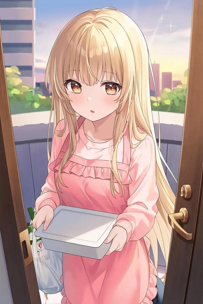 hình nền anime nữ nét vẽ trong trẻo