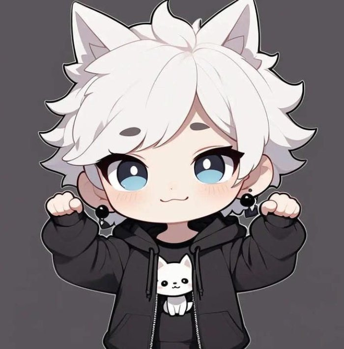 khi nhìn ảnh anime nam chibi thấy rất đáng yêu