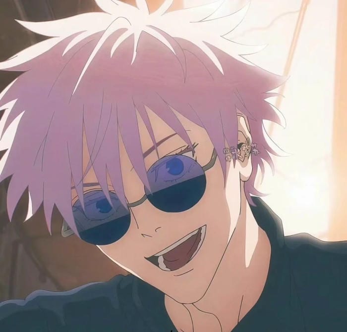 không khí mạnh mẽ ảnh gojo satoru anime