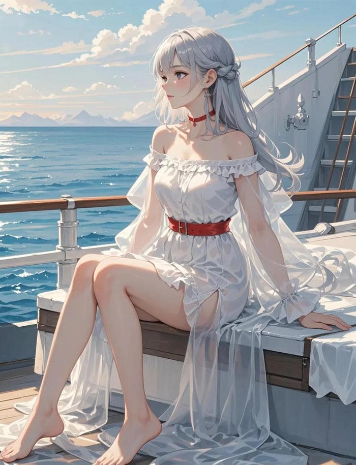 màu sắc nhẹ dễ nhìn hình nền anime nữ