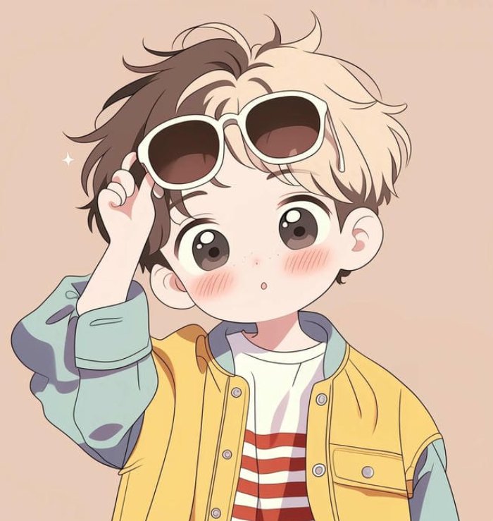 ngoại hình nhỏ gọn ảnh anime nam chibi