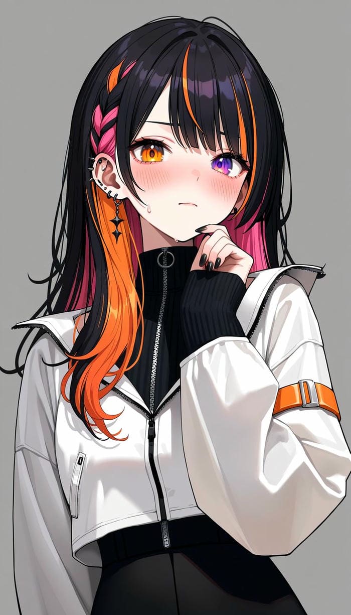 nhân vật anime nữ tạo hình dễ thương