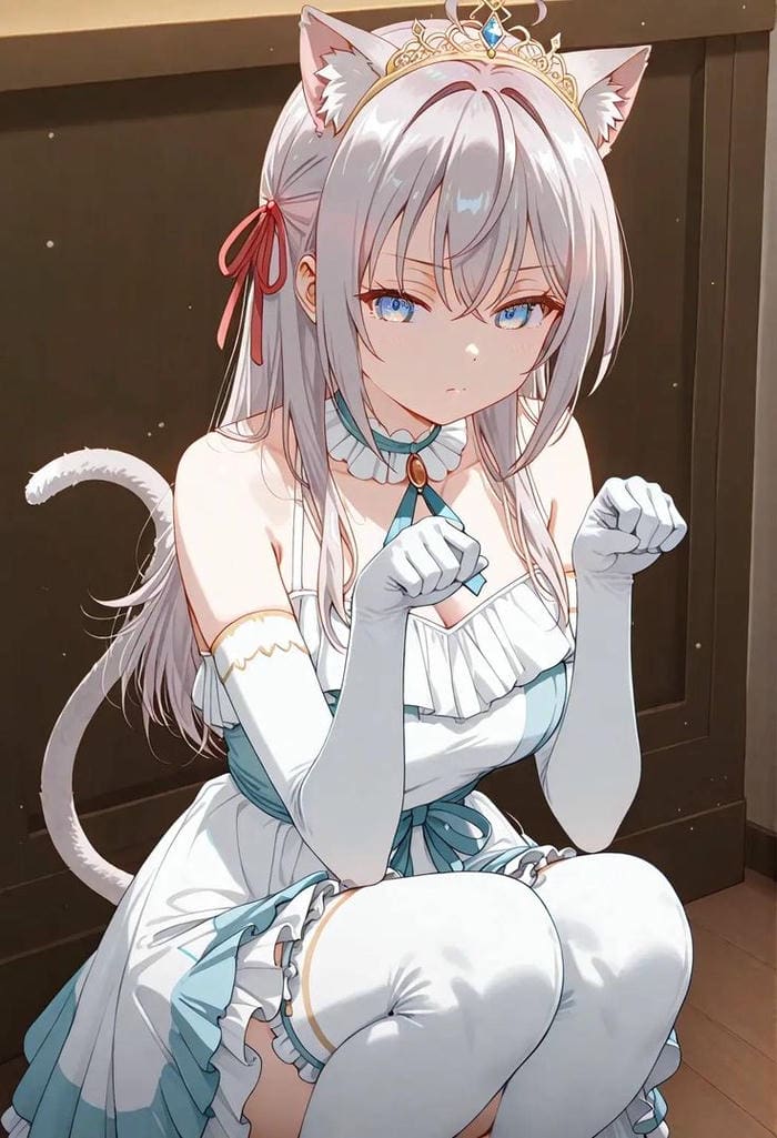 nhân vật anime nữ tông màu sáng