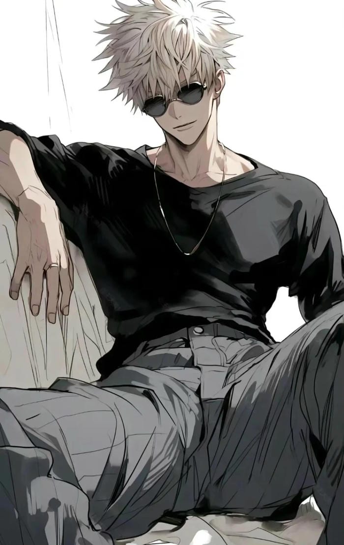 nụ cười quen thuộc ảnh gojo satoru anime