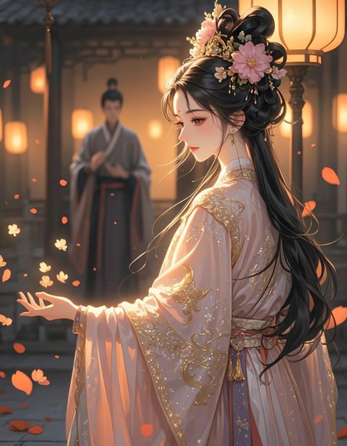 phong vị ảnh anime nữ cổ trang phương đông