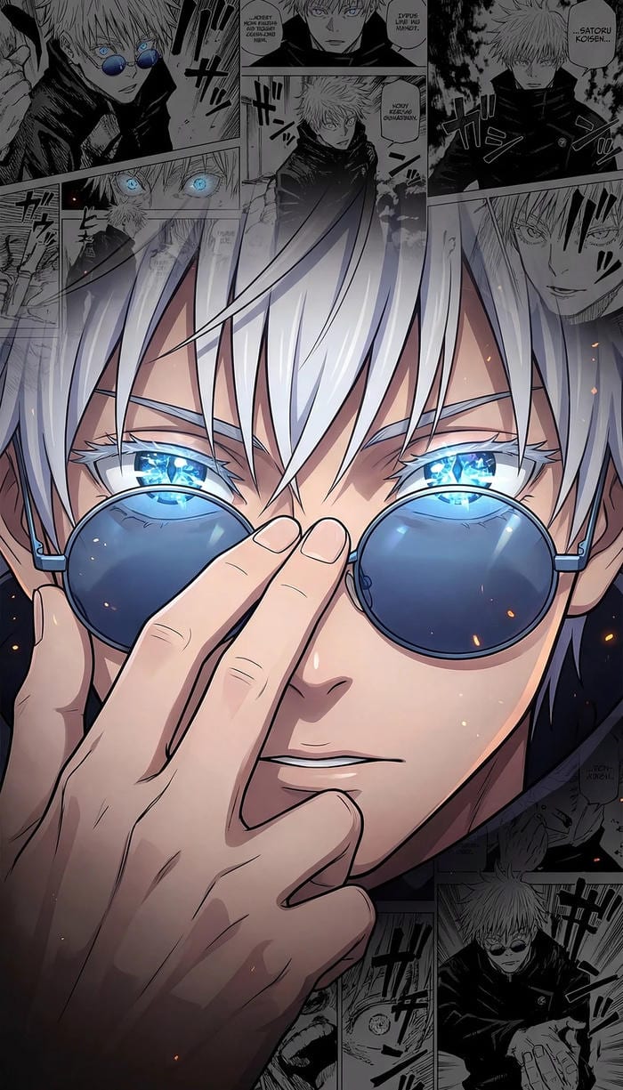 sức mạnh vô hạn trong ảnh gojo satoru anime