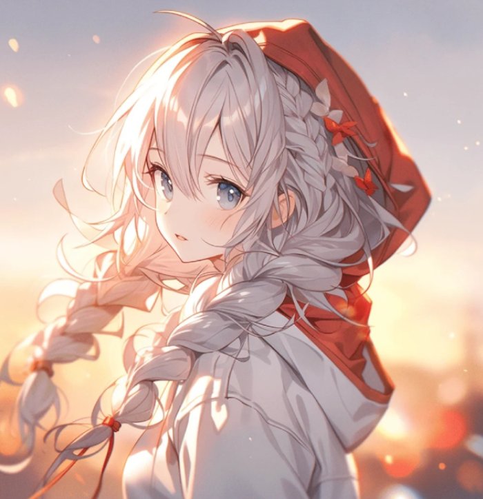 tạo hình nhân vật dễ thương ảnh anime nữ