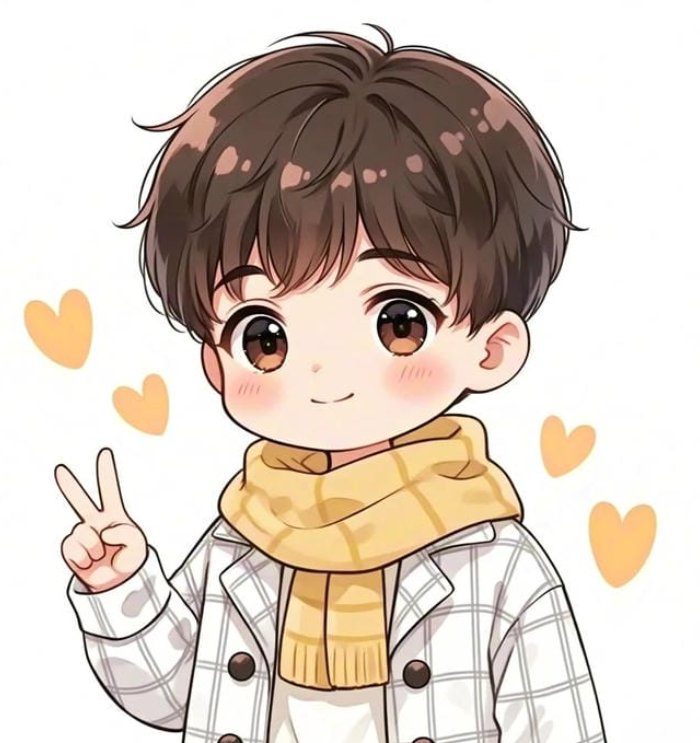 tạo hình sinh động ảnh anime nam chibi