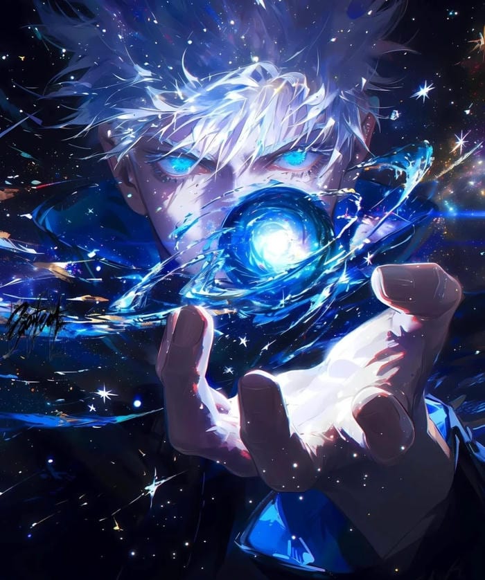 tạo hình thần cúng ảnh gojo satoru anime