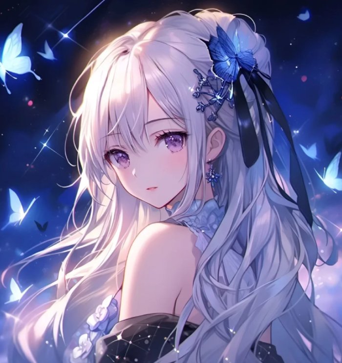 tạo nét nhân vật cuốn ảnh anime nữ tông tím