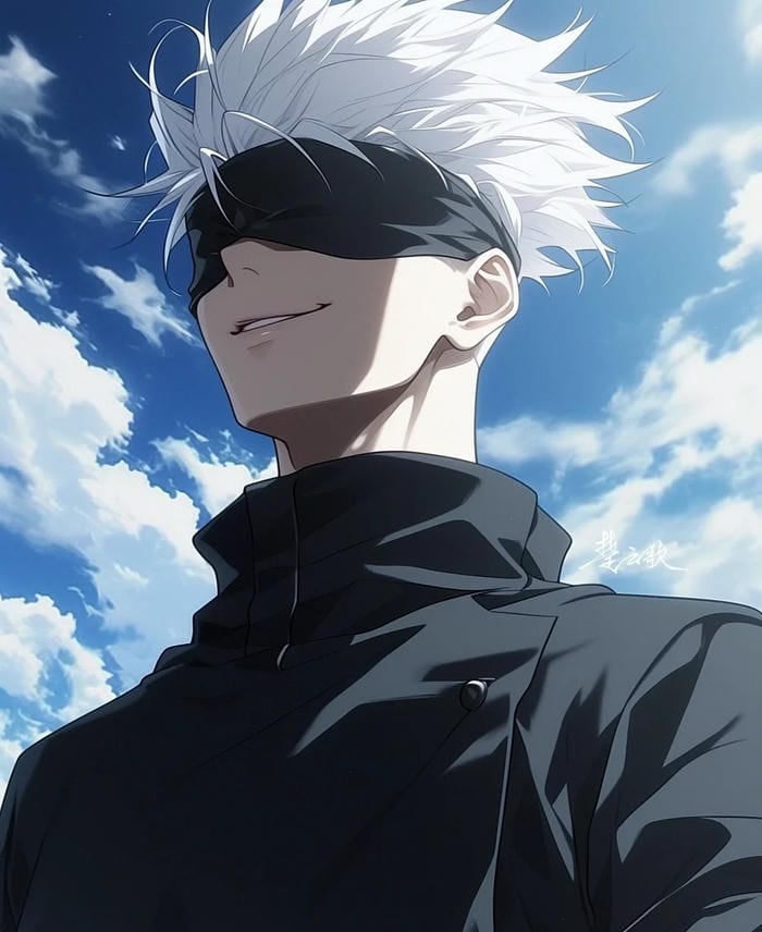 thần sắc bình thản ảnh gojo satoru anime