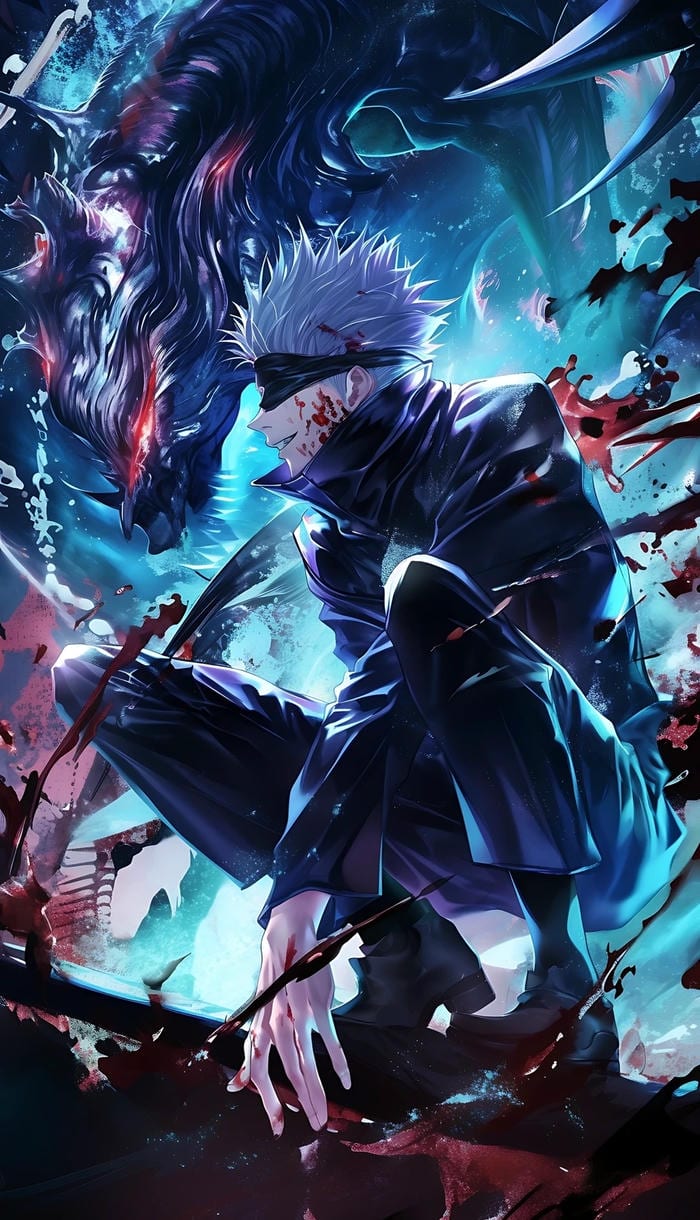 thầy cúng hàng đầu ảnh gojo satoru anime