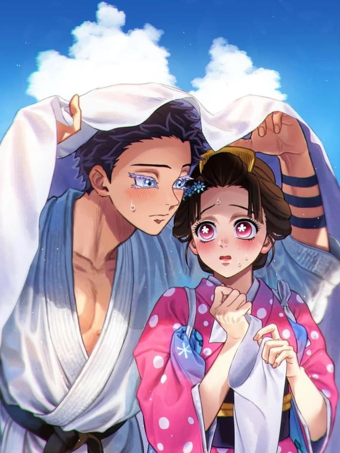 thượng huyền tam ngầu ảnh akaza vui vẻ