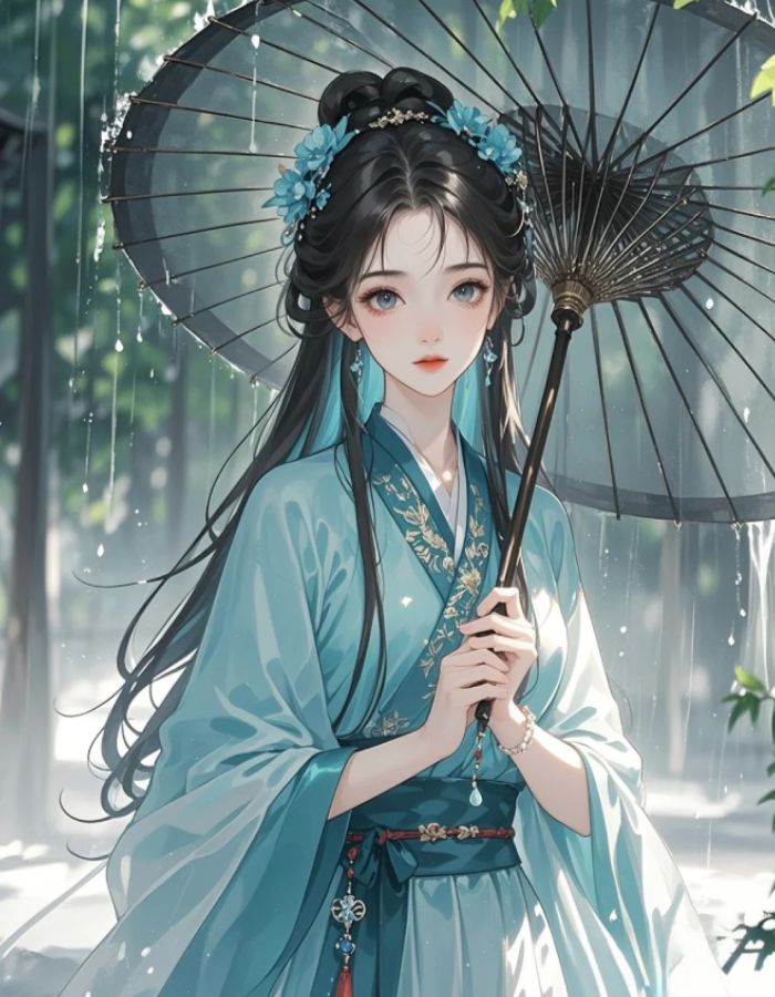 trang phục cổ xưa ảnh anime nữ cổ trang