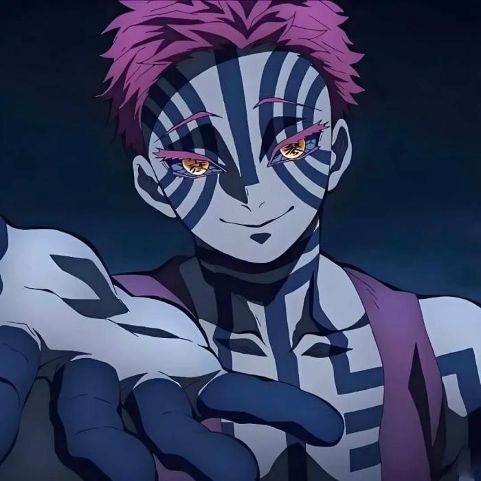 tư thế chiến đấu của ảnh akaza nổi bật