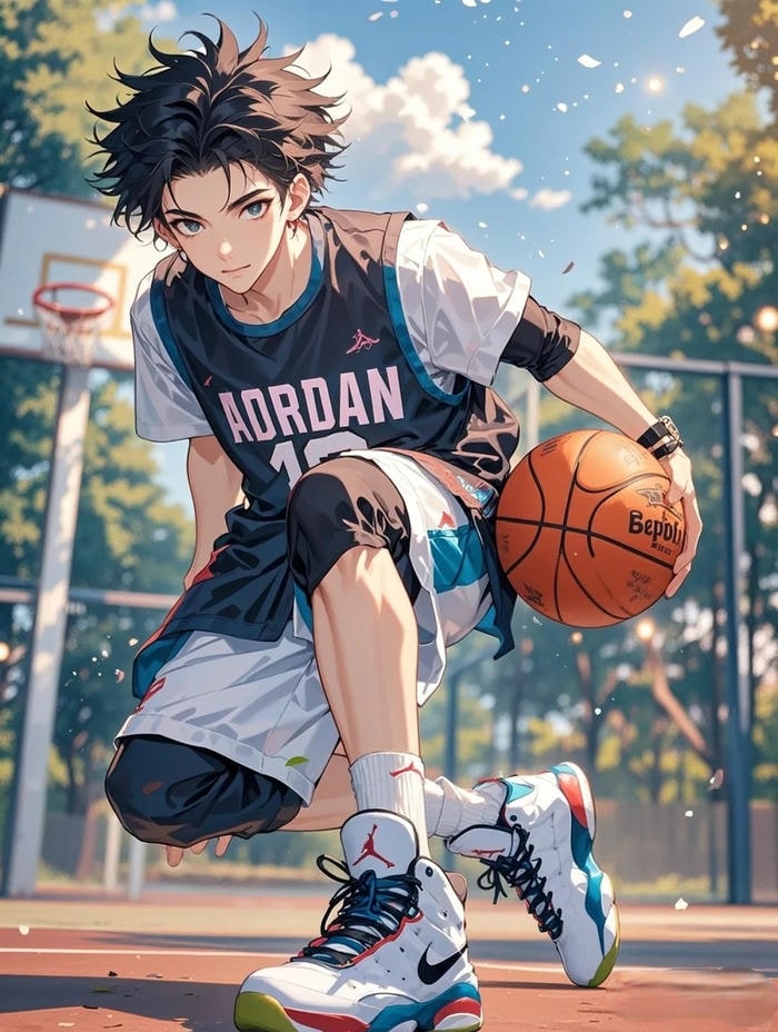 vibe lạnh lùng ảnh anime nam ngầu ném bóng