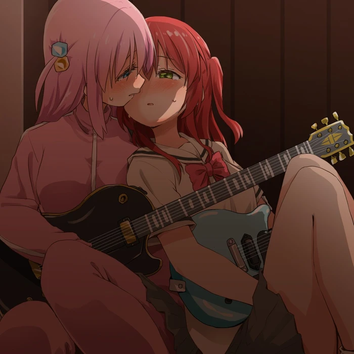 Anime girl Bocchi The Rock vòng 1 to tròn hấp dẫn