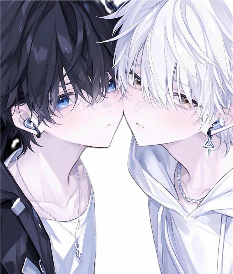 Anime nhân vật thân thiết ảnh đôi bạn thân anime nam