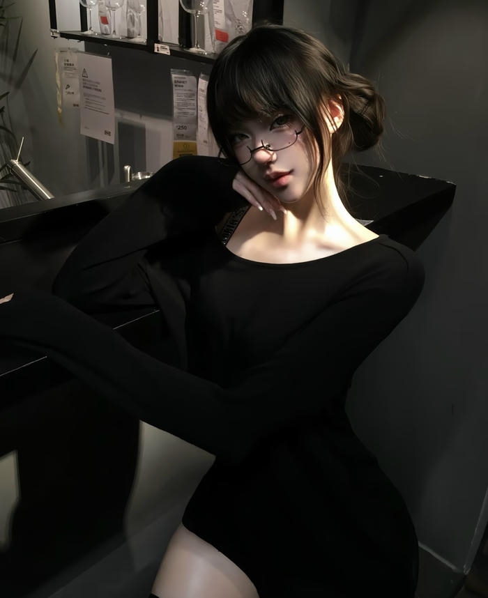 Bức ảnh gái xinh mặc đồ bó sát tạo điểm nhấn nổi trội