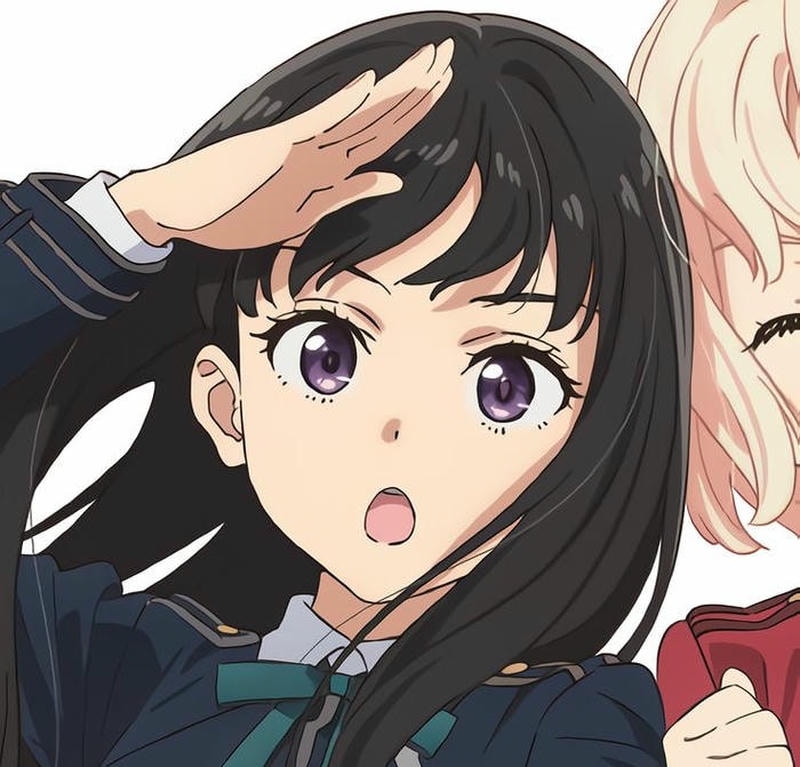 Cô gái hoạt hình ngộ nghĩnh dùng làm avatar đôi bạn thân nữ vô tri