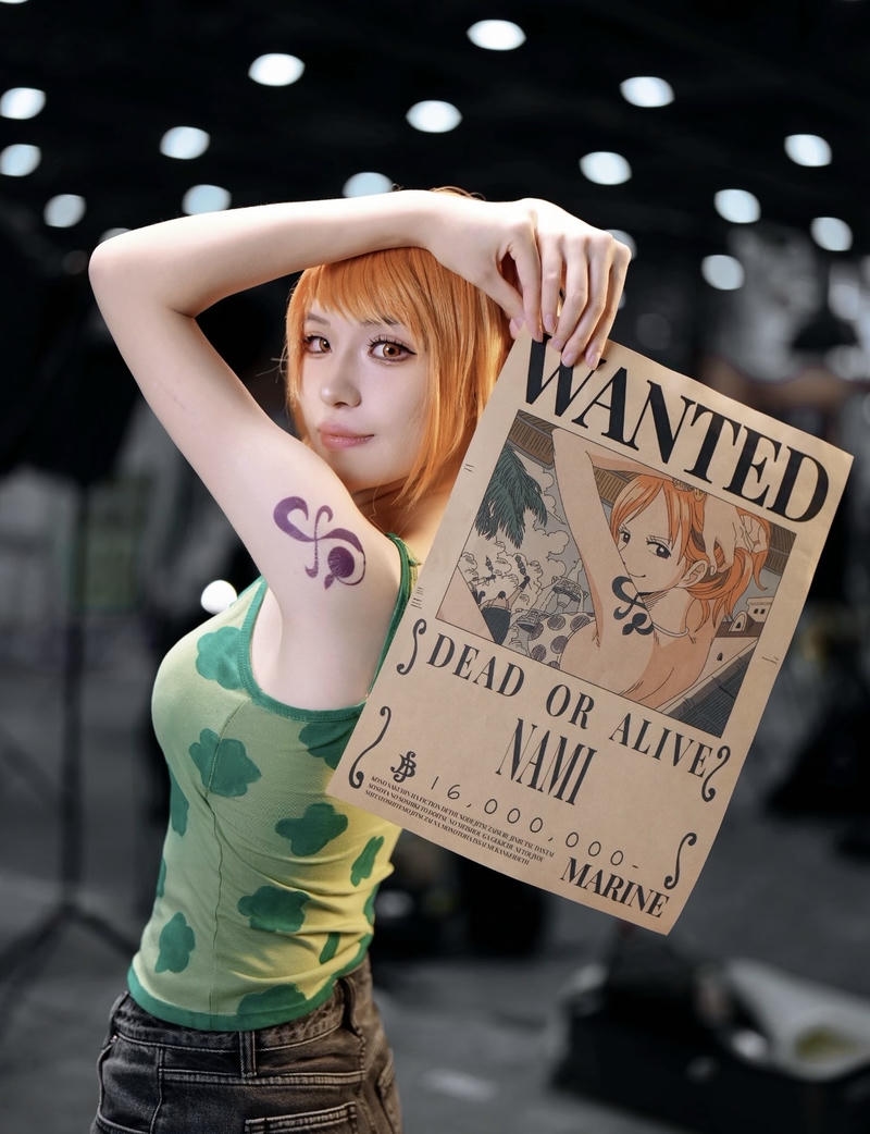 Gương mặt rạng rỡ gợi nhớ nhân vật Nami