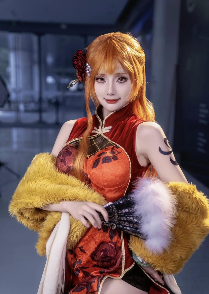 Nụ cười nhẹ nhàng thể hiện nhân vật Nami