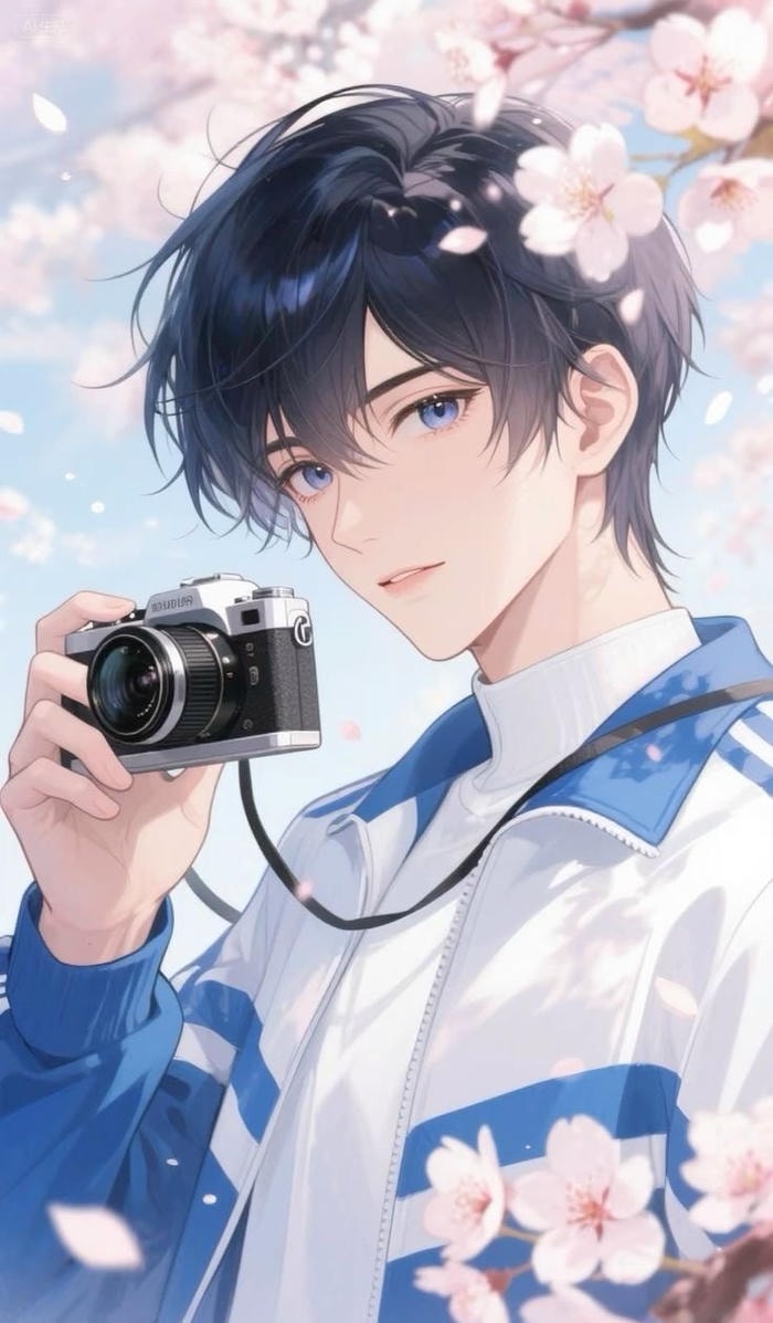 ảnh anime nam học sinh nét vẽ mềm mại