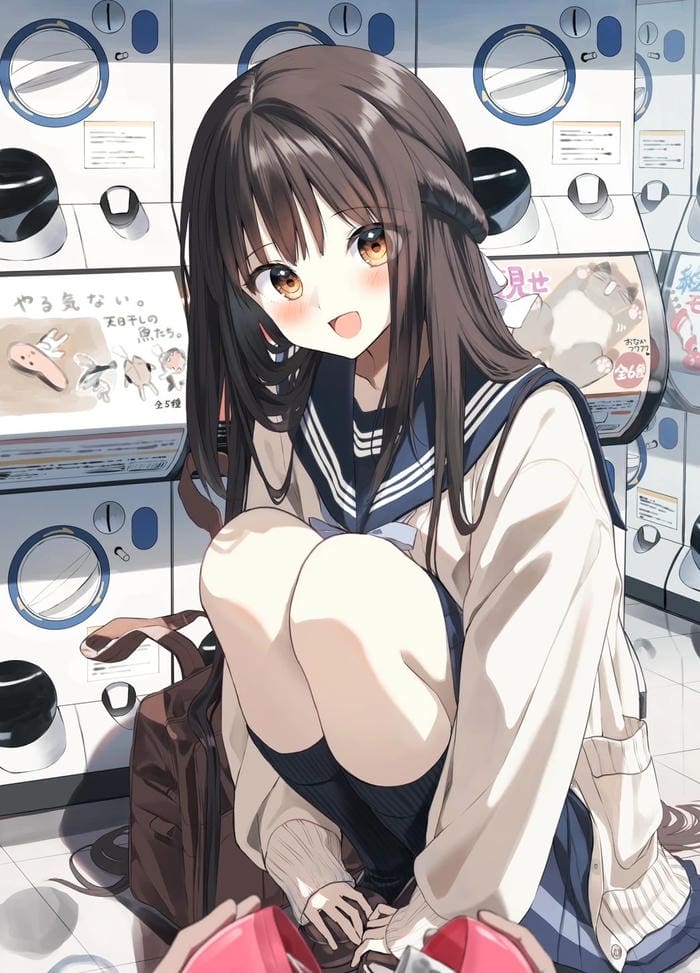 ảnh anime nữ học sinh khí chất tuổi teen