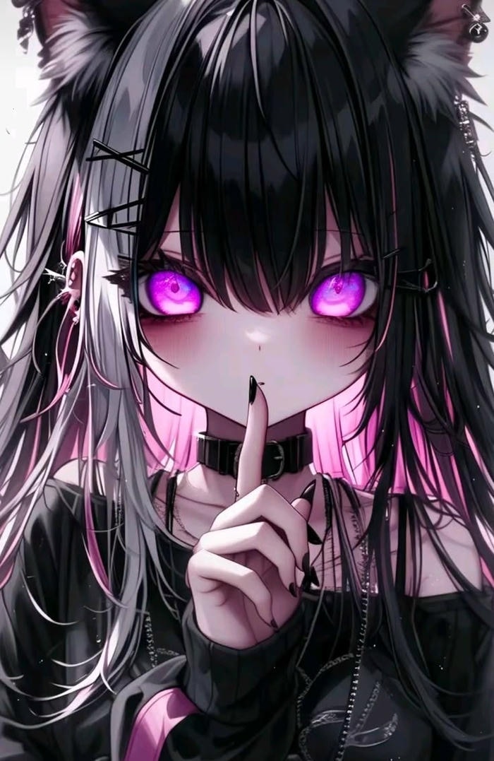 anime girl lạnh lùng cá tính dáng đứng tự tin