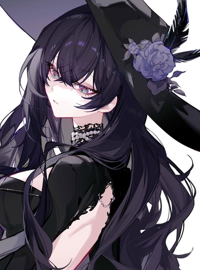 cảm giác bí ẩn từ anime girl lạnh lùng cá tính