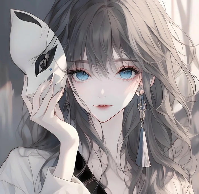 diện mạo ngầu cuốn hút anime girl lạnh lùng cá tính