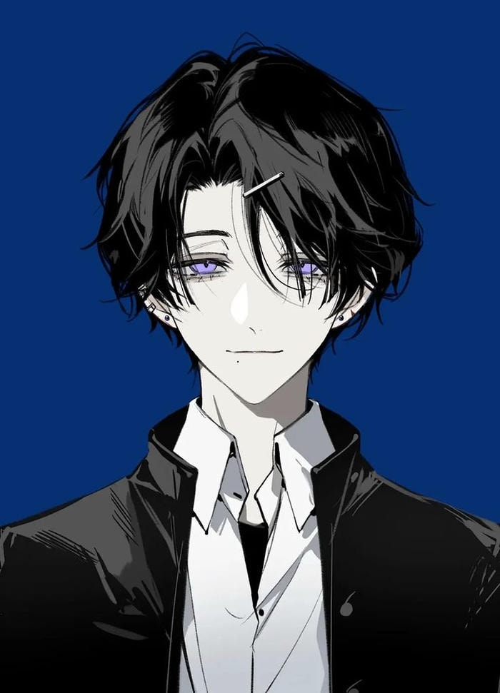 hình ảnh anime nam học sinh thần thái tự nhiên