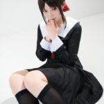 hình ảnh cosplay Kaguya váy xếp ly
