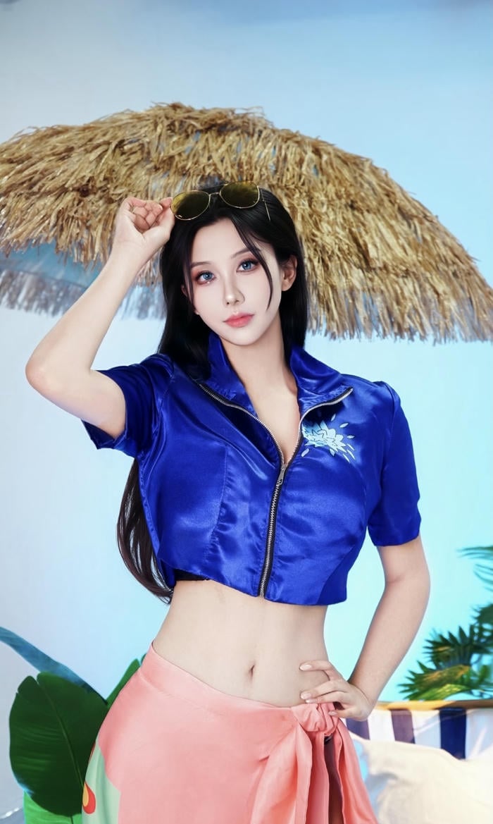 hình ảnh cosplay One Piece Robin tóc dài