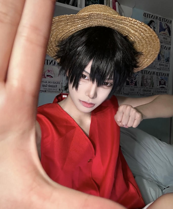 hình ảnh cosplay One Piece tư thế linh hoạt