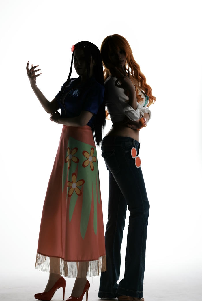 hình cosplay One Piece hiệu ứng chuyển động