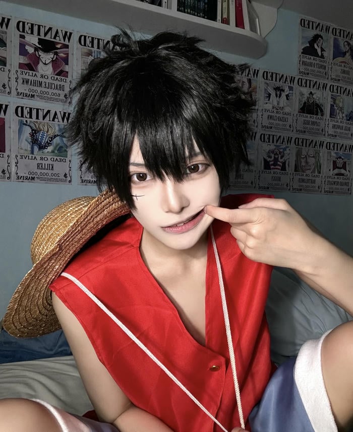 hình cosplay One Piece không khí sôi động