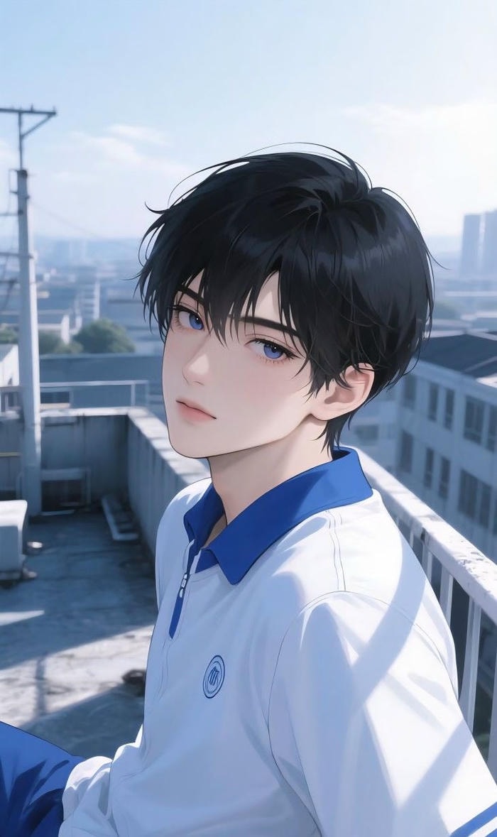 năng động rõ nét ảnh anime nam học sinh ngầu