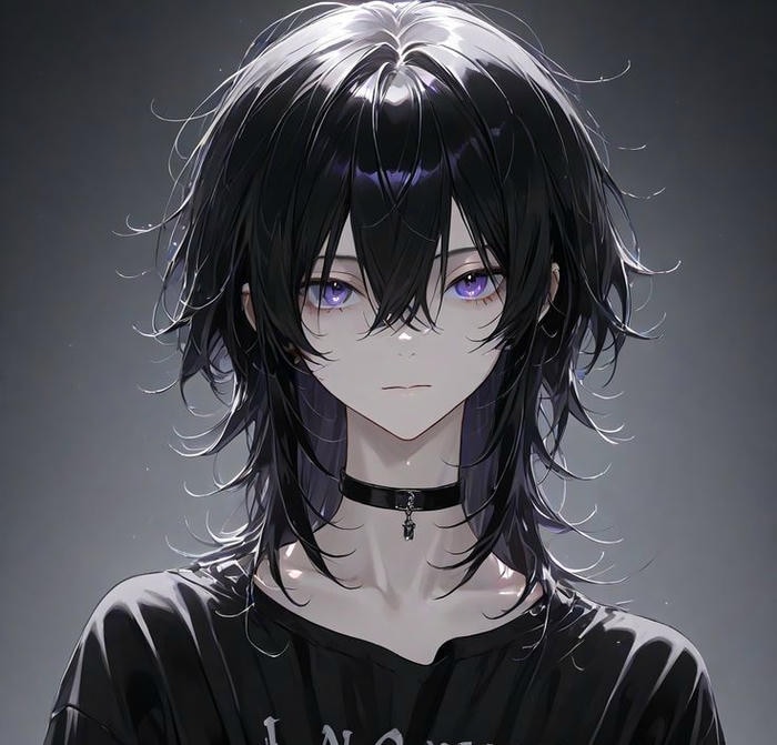 nét sắc sảo thể hiện anime girl lạnh lùng cá tính