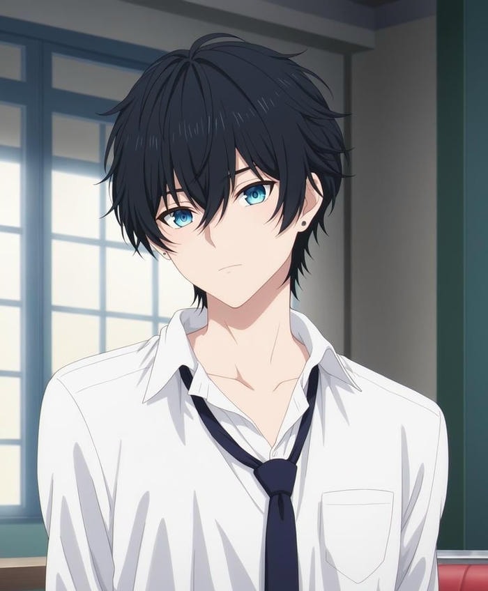 nét trưởng thành ảnh anime nam học sinh